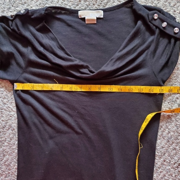 Michael Kors black short sleeve top - Picture 6 of 7
